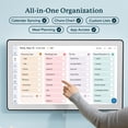thumbnail image 3 of Skylight Calendar Max: 27-Inch Smart Digital Calendar & Chore Chart, Family Organizer with Interactive Touchscreen Display – Wall Mountable in Portrait or Landscape, Shadowbox Black Frame, 3 of 9