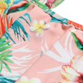 thumbnail image 3 of Bullpiano Toddler Girls Swimsuits Two-Pieces Bathing Suits Padded Ruffled Top And Floral Bottoms Quick Dry Swimwear Kids Sunsuit Tankini Suit 7-11T, 3 of 8