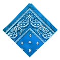 thumbnail image 1 of Paisley Vaquero Bandana Bufanda de Cabeza de Cuello de Sunnimix Bandana de algodón con estampado de cachemira, 1 of 6