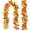 Light Green, variant on Fall Maple Leaf Garland, 5.9Ft Hanging Vine Artificial Autumn Foliage for Thanksgiving, Home, Wedding, Fireplace, Party, Christmas Decor (White)