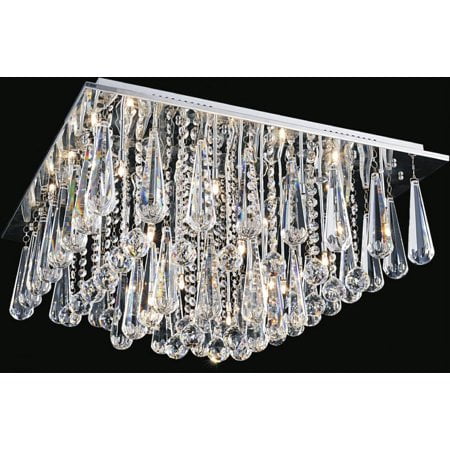 CWI Lighting 5035C24C-S Support de Lumière 12 Niveaux avec Finition Chromée