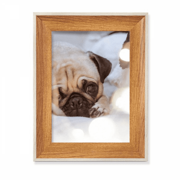 bulldog pet animal lly picture desktop wooden photo frame display picture art painting multiple sets