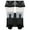 Black, variant on Autrinix Portable Drink Dispenser Backpack with 6L Double Containers, Beer & Beverage Dispenser with Faucet, Transparent Acrylic, Ideal for Outdoor Parties & Festivals