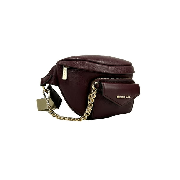 Michael Kors Leather Maise 2 in 1 Fanny Waist Pack Bag