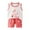 A165-Red, variant on Hessimy Toddler Boy Summer Outfit Short Sleeve T Shirt Shorts Outfits Infant Beach Casual 2Pcs Clothes Set, Beach Wear（Yellow,12-18 Months)