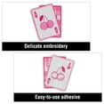 thumbnail image 3 of Set de parches termoadhesivo TACVEL, 45 piezas, rosa, para ropa, bricolaje, 3 of 6