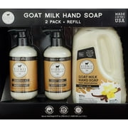 Dionis Goat Milk Vanilla Bean Hand Soap 2 Pack   Refill