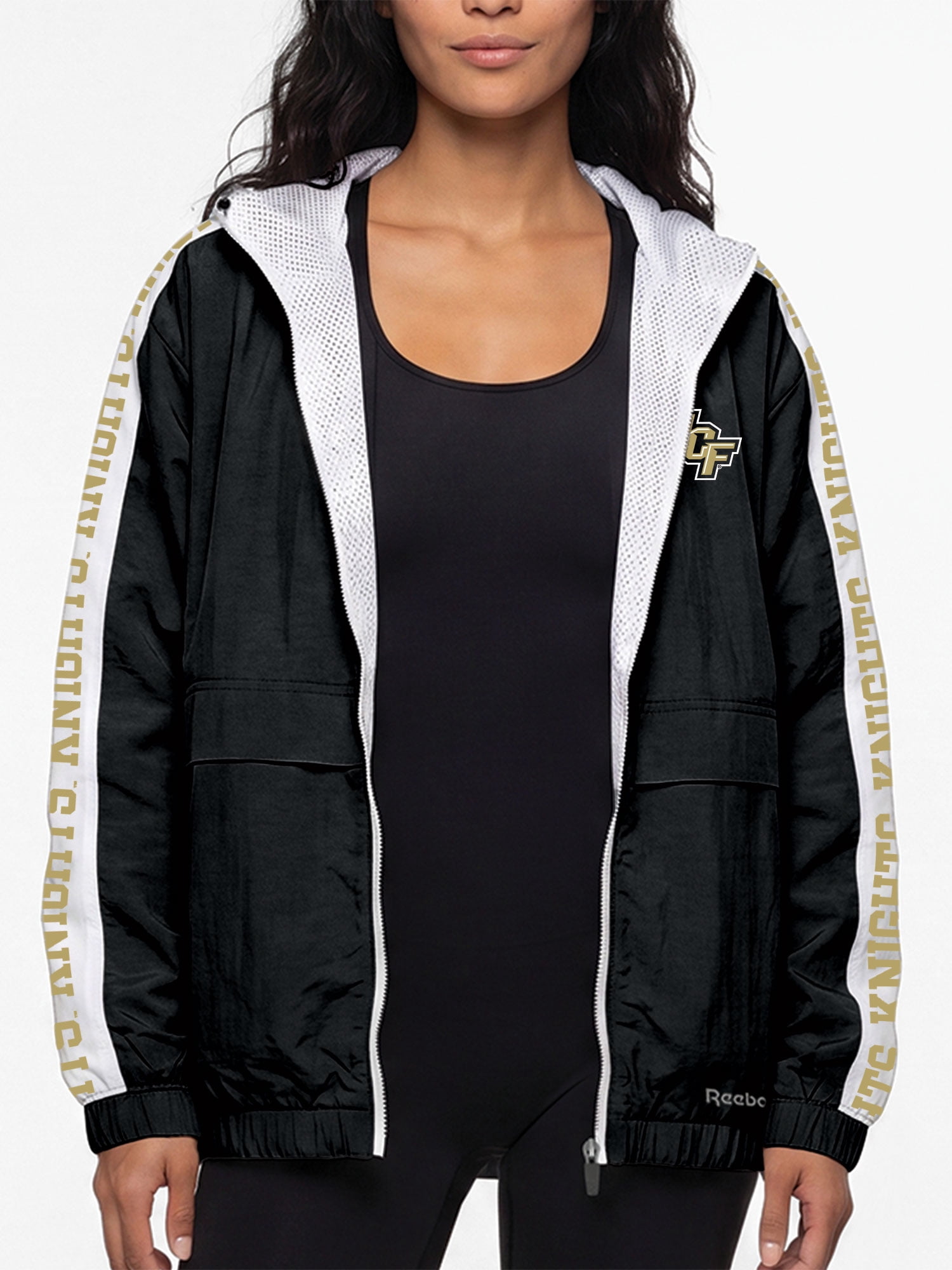 Central Florida Knights Reebok Womens Colorblocked Full Zip Jacket