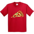 thumbnail image 3 of Inktastic Pizza Slice Youth T-Shirt, 3 of 5