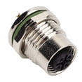 thumbnail image 3 of 4 Uds M12 aviación 4 núcleos tipo A enchufe 4 pines Panel hembra conector de enchufe electrónico para sensores actuadores, 3 of 8