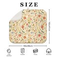 thumbnail image 4 of Pioneer Flower Floral Print Pattern Kitchen Dish Drying Mat 1 Pack, Ultra Absorbent Microfiber Drainer Mat, 16"x18", 4 of 6