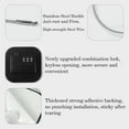thumbnail image 5 of 4PCS Refrigerator Lock, Heavy Duty Fridge Lock, Combination Lock for Refrigerator Cabinets, Drawers, Safety, Easy Install No Keys Needed, 5 of 7