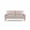 Ivory + Velvet + 3 Seat, variant on FENGFAN Modern Minimalist 3-Seater Velvet Sofa Wood Frame Coil Spring Cushion Upholstered Living Room Couch 1 Pack