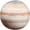 Jupiter, variant on Vjnyvs 17cm Simulation Planet Plush Pillow, Mini Round Stuffed Cushion for Home Sofa Decor
