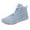 Light Blue, variant on Womens Barefoot Wide Toe Snow Boots 2025 Winter Waterproof Non Slip Fleece Lined Zero Drop Hiking Fashion Sneakers Mid Calf Walking Combat Ankle Booties