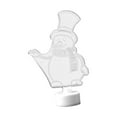 thumbnail image 4 of Miniature de Noël Colorée pour Centre de Table de Chambre Bonhomme de Neige, 4 of 8