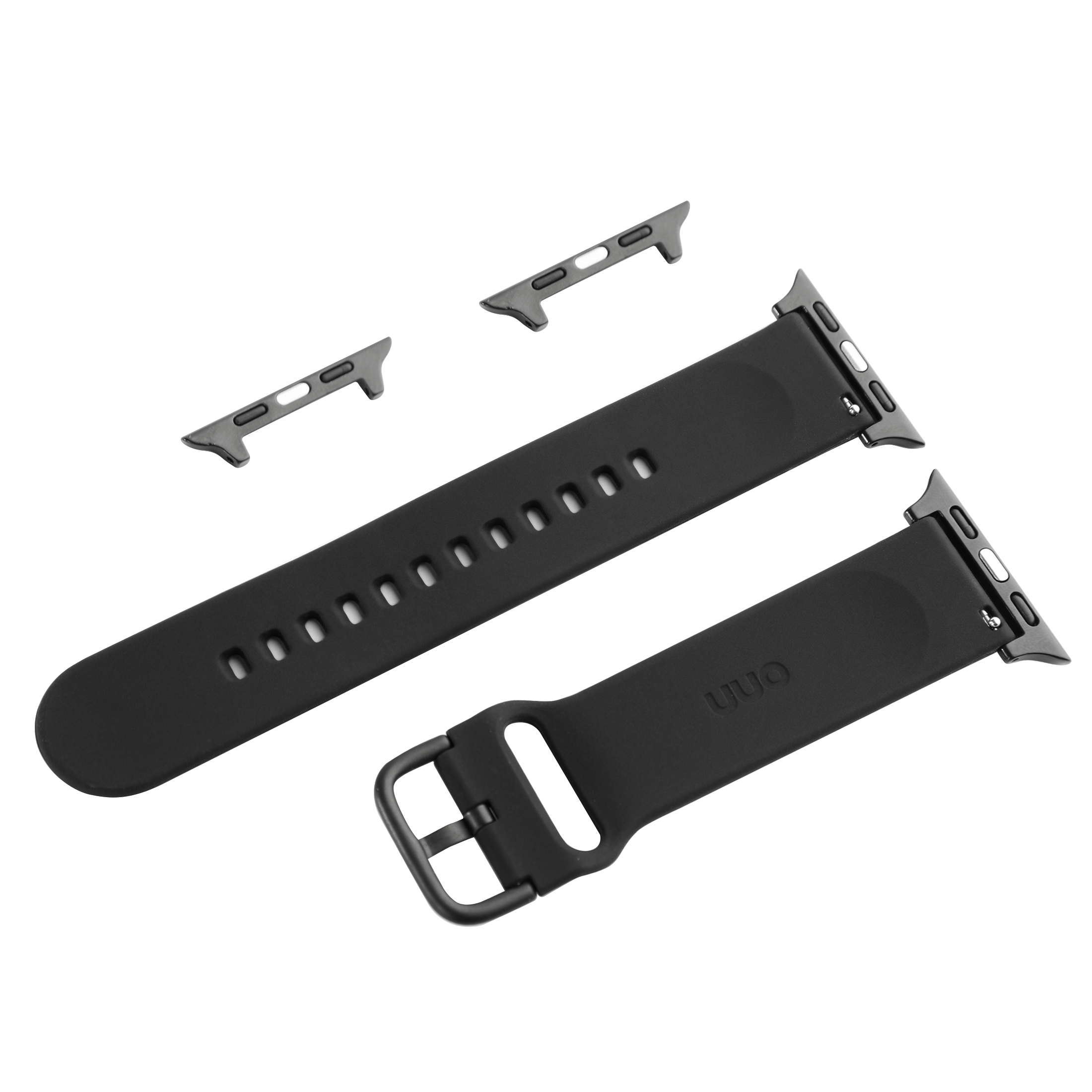onn Silicone Smart Watch Band 20mm - Black photo 8