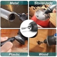 thumbnail image 2 of Tungsten Carbide Steel Double Edge Rotary Tool Burr Set, 10 Pieces 1/8 Shank For Rotary Tool, 2 of 5