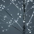 thumbnail image 5 of Wintergreen Lighting 5ft Lighted Tree Decoration with Silver Branches, 570 Cool White Fairy Lights, Fairy Light Tree, 5 of 6