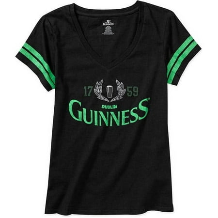 Guinness V-neck Cotton Jersey Tee