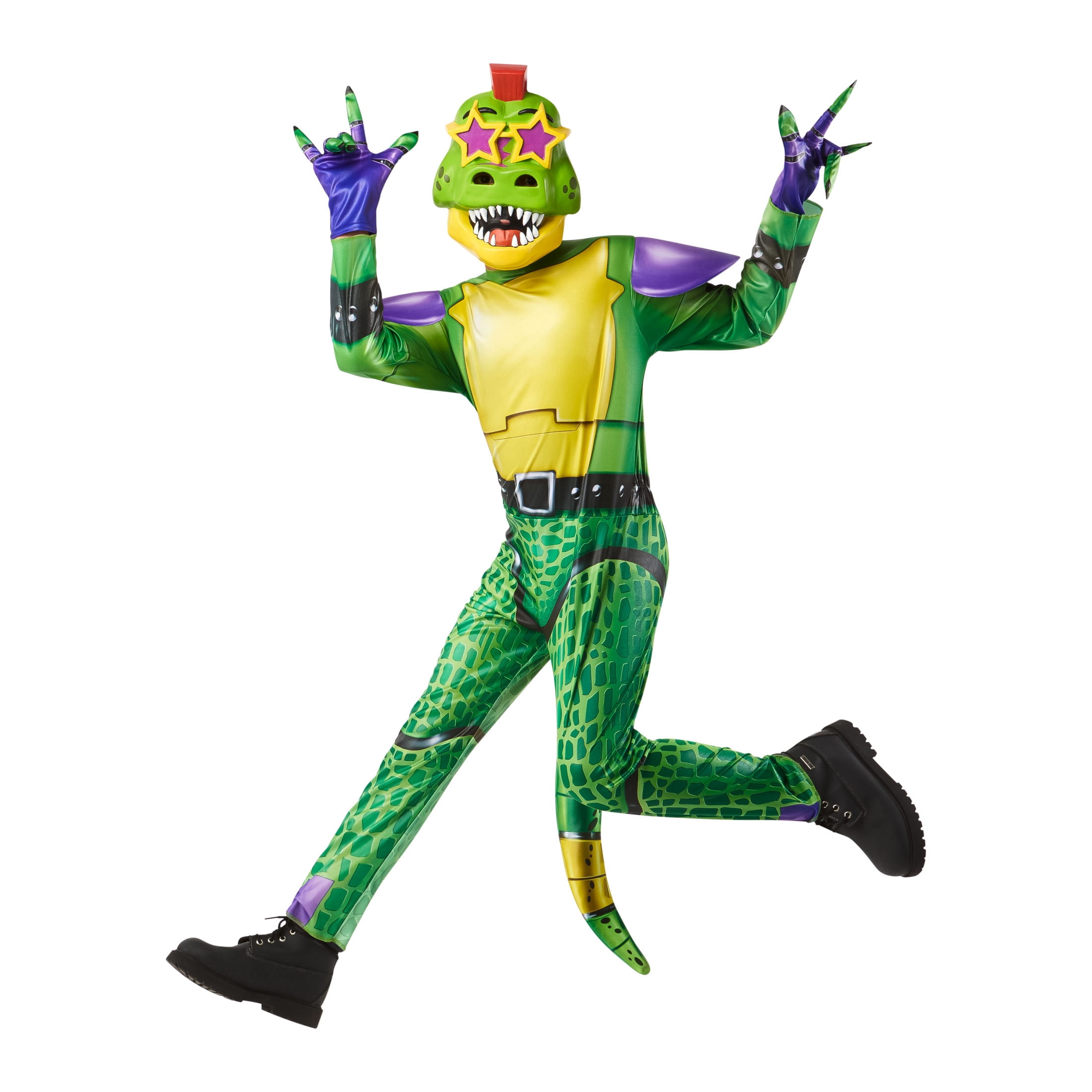 Five Nights at Freddys Montgomery Gator Halloween Costume for Children, Boys Size M (8), by Rubies