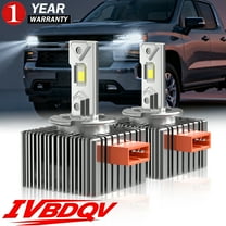 For Chevrolet Silverado 1500 2016-2020 LED Headlight Bulbs D5S High/Low Beam 120W 6000K White 2PCS Replace HID