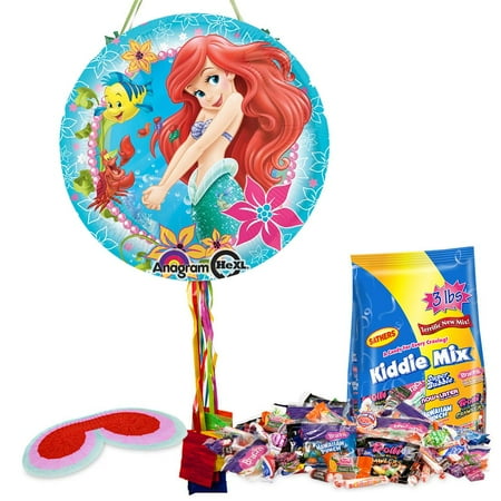 Little Mermaid  Ariel Pull String Pinata Kit Party  
