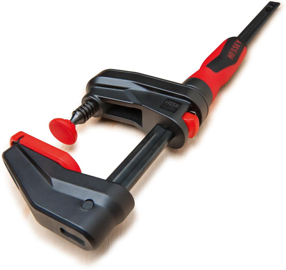 Bessey Bar Clamp, Plastic Handle and 2 3/8 in Throat Depth GK45