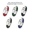 thumbnail image 4 of Qarigey trenzada personalizable que añade un toque personal, pulseras para hombres, brazaletes para mujeres, significativo y memorable Ropa, zapatos y accesorios Miscelánea negro, 4 of 6