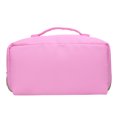 thumbnail image 2 of Neceser de nailon con cremallera para mujer, caja de maquillaje para regalos navideños (rosa) Likrtyny Cuidado Belleza, 2 of 9