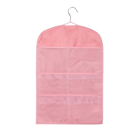 

ActFu Rotatable Double-sided Multi-pocket Hanging Storage Bag Underwear Bra Organizer