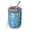 Blue Cartoon Unicorn-1, variant on 12oz Coffee Tumblers Black Cartoon Pink Winged Unicorn Pattern Stainless Steel Vacuum Insulated Travel Tumbler Coffee Cups Mug with Lid and Straw with Cleaning Brush for Cold & Hot Drinks