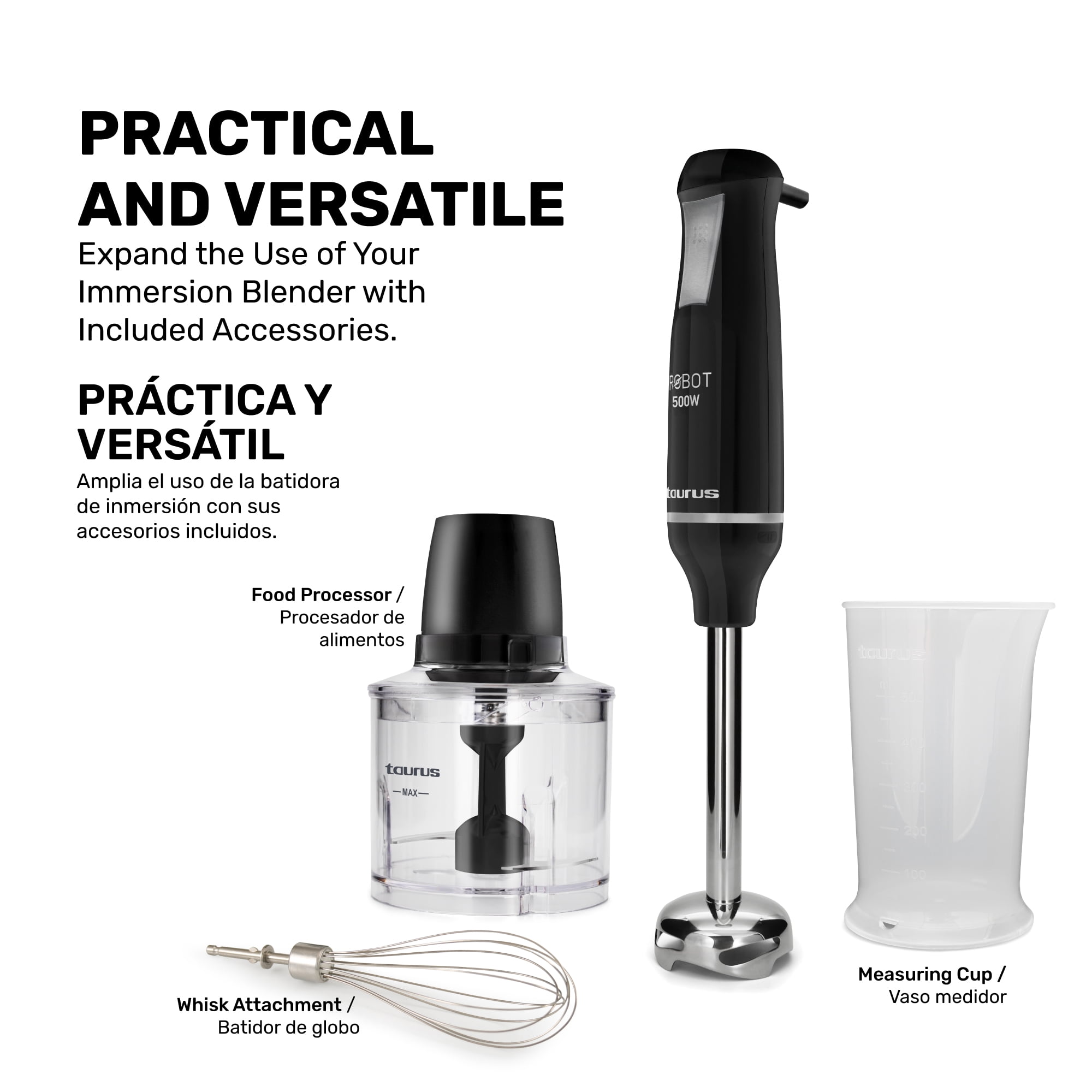 Immersion Blender - Robot 500 Inox Complete