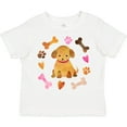 thumbnail image 3 of Inktastic Cute Puppy Valentine with Hearts and Bones Boys or Girls Toddler T-Shirt, 3 of 5