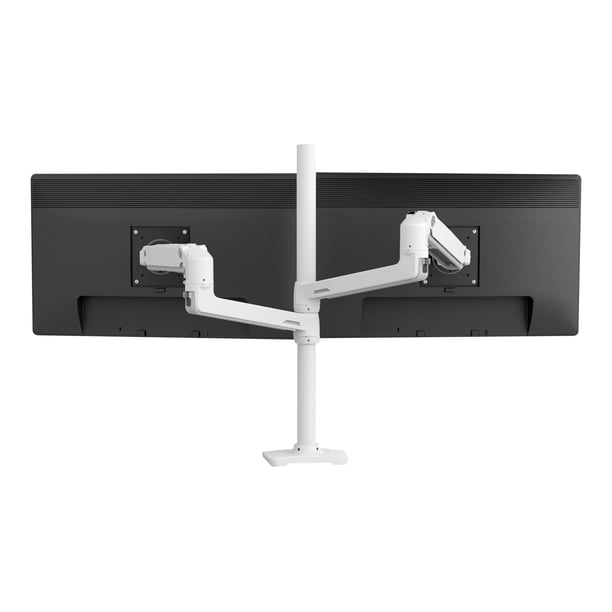 Ergotron LX - Mounting kit (dual stacking arm, tall pole) - for 2