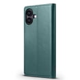 thumbnail image 4 of Allytechgroup Flip Wallet Case for iPhone 16, with Credit Card Slots, Magnetic Clasp, Slim Thin RFID Blocking Premium PU Leather Shockproof Kickstand Cover Case for Women Men, Green, 4 of 7