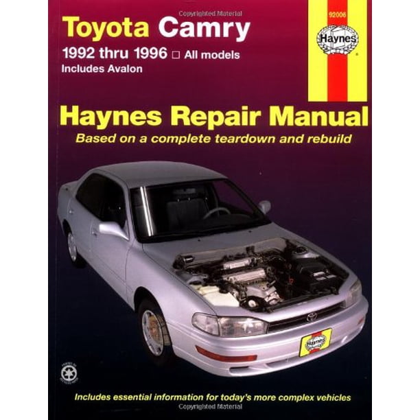 Toyota camry manual
