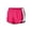 Racer Pink (848196-618)/Black, variant on NIKE Girl`s Dry Tempo Shorts (Racer Pink (848196-618)/Black/White, 4T)