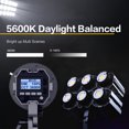 thumbnail image 3 of Photography Lamp,Mount 7 Modes App Led Video 65w Remote 2 Inch Dsfen Video 65w Fill Cl60m Studio Inch Lcd Screen Fill 5600k Dimmable 2 Inch Lcd App Remote 2 Lcd Screen With Cri97 7 Modes Live, 3 of 7