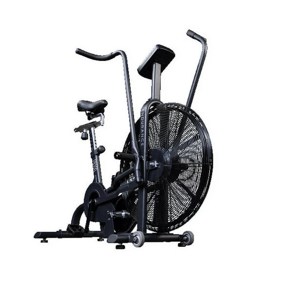 Body-Solid Endurance (FB300B) Dual Action Fan Bike - Adjustable Seat, Transport Wheels, Commercial Grade Stationary Exercise Bicycle for High-Intensity Workouts and Rehabilitation