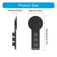 thumbnail image 5 of BQBQERT Under Desk Headphone Stand 360 Degree Rotation Aluminum Hanger Gaming Headphone Holder, 5 of 8