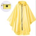 thumbnail image 1 of Chubasquero cortavientos amarillo XL, mochila de viaje, e-bike, ciclismo, senderismo, cortavientos, poncho de lluvia, 1 of 5