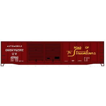 Door Boxcar Union - HO Union Pacific 50' AAR Dbl Door Riveted Boxcar