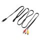 thumbnail image 3 of 2 Piezas 1.5M 4.9 Pies 3 Rca Macho A 4 Cable de Conversion para Pc Tv S-Video, 3 of 5