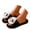 Black, variant on Zhanying Black Shoes Women, Women'S Panda Open Toe Fuzzy Slides Cozy Animal Themed Indoor and Outdoor Soft Casual Footwear Comfortable Slippers