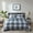 Green, variant on GDF Studio 3-Piece Plaid Down Alternative All Season Comforter Set, King/California King Size, Gray