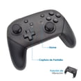 thumbnail image 3 of Control Inalámbrico PRO Virtual Zone Negro Recargable Gamepad Inalámbrico Compatible con N. Switch, 3 of 4