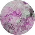 thumbnail image 2 of Addison Rugs Mayfield Washable Transitional Watercolors Pink Round Rug, 8' x 8', 2 of 5