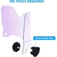 thumbnail image 3 of Clear Football Visor for Adults & Youth - Eye Shield with Easy Install Football Visor Clips for Helmet Protection, 3 of 15