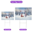 thumbnail image 5 of Hello Winter Sphynx Football Snowman Welcome Snowy Morning Yard Sign Cat Lover Kitten Owner Gifts Idea Outdoor Home Lawn Garden Porch Decor - 01012, 5 of 5